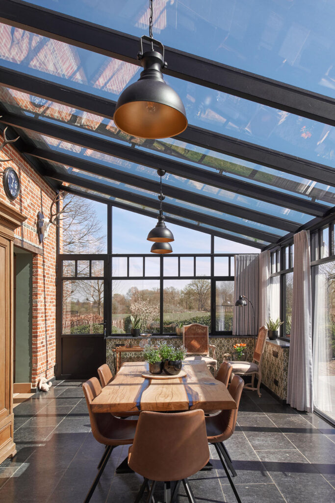 orangerie glazen dak